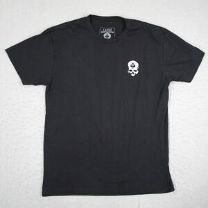 Zero Foxtrot Mens Viva Las Vegas Mars Attacks Alien Skull T-Shirt Black Large